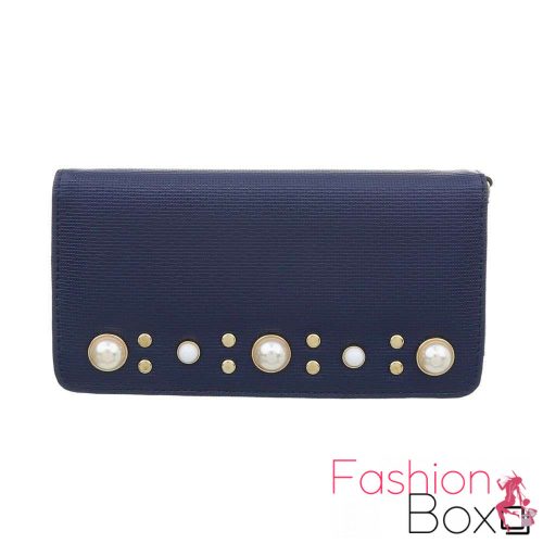 Gyöngyös kék pénztárca (GB-FLD9367)